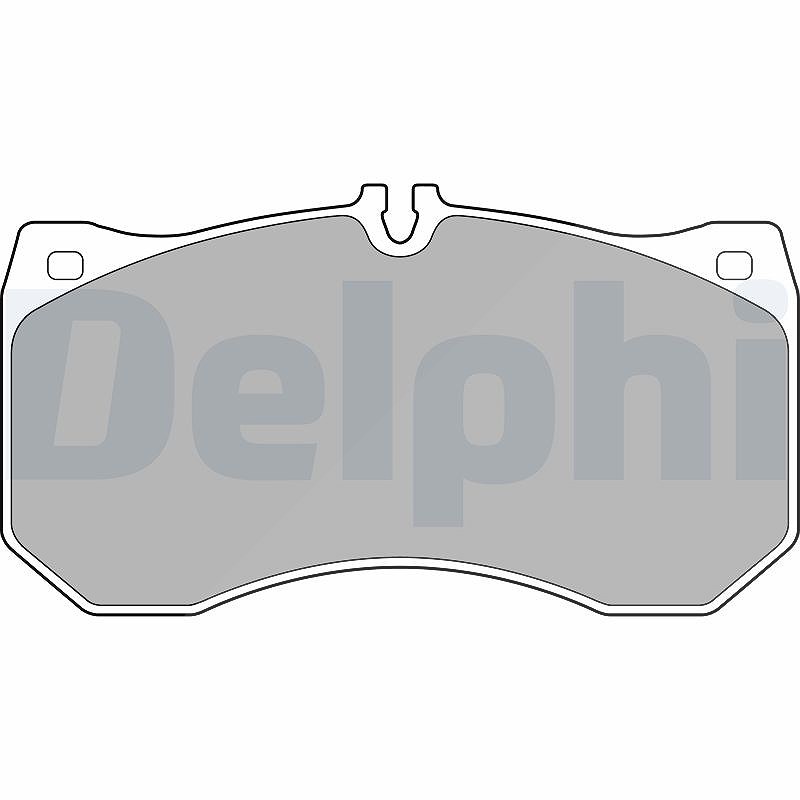Delphi Bremsbelagsatz, Scheibenbremse [Hersteller-Nr. LP2713] für Audi