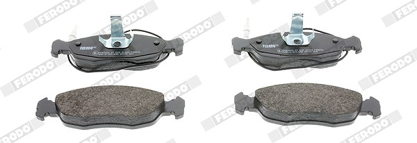 Ferodo Bremsbelagsatz, Scheibenbremse [Hersteller-Nr. FDB876] für Citroën, Peugeot