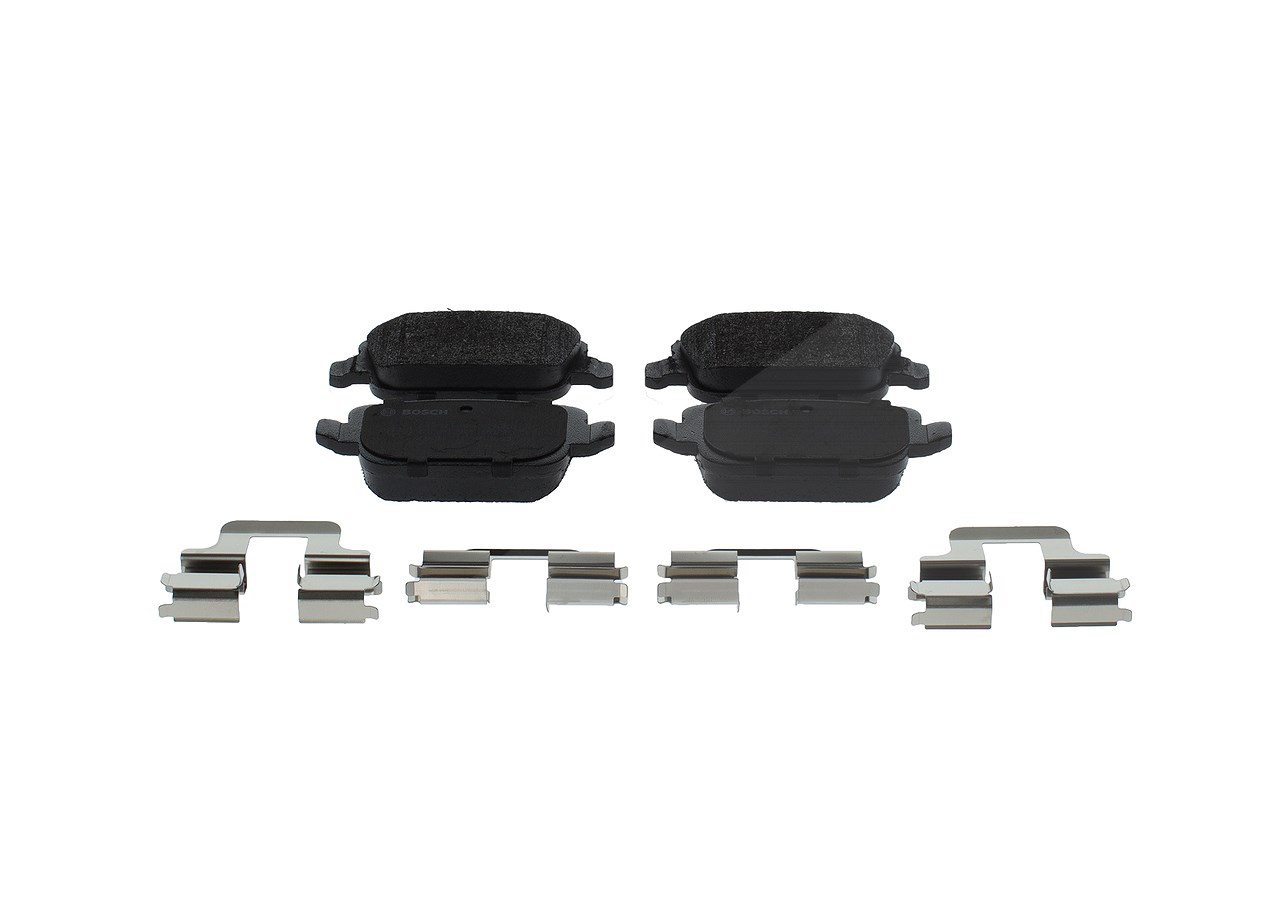 Bosch Bremsbeläge hinten (Satz) [Hersteller-Nr. 0986494639] für Land Rover, Volvo, Ford
