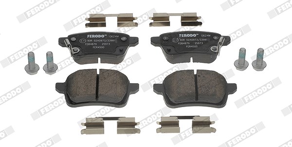 Ferodo Bremsbelagsatz, Scheibenbremse [Hersteller-Nr. FDB4879] für Fiat, Opel, Vauxhall