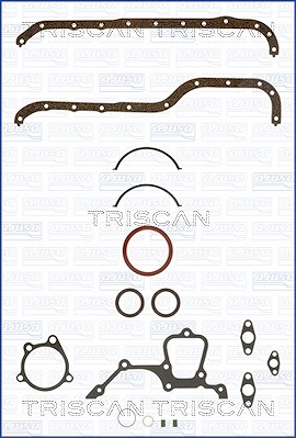 Triscan Dichtungssatz, Kurbelgehäuse [Hersteller-Nr. 595-2611] für Ford, Marcos, Westfield, Ford Otosan, Vm, Donkervoort, Tvr