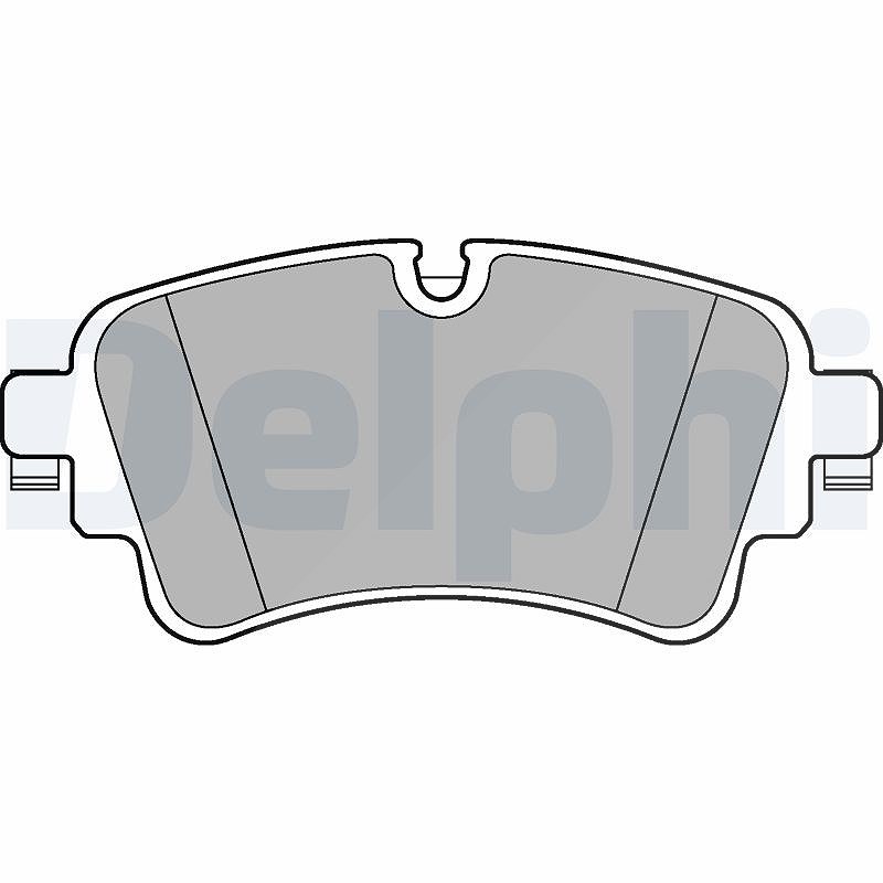 Delphi Bremsbeläge hinten (Satz) [Hersteller-Nr. LP3240] für Audi, VW