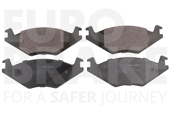 Eurobrake Bremsbelagsatz Vorderachse [Hersteller-Nr. 5502224715] für VW, Seat