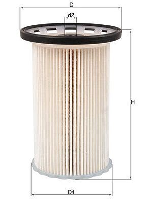 Mahle Kraftstofffilter [Hersteller-Nr. KX342] für VW, Seat, Audi