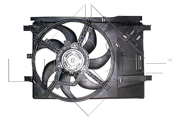 Nrf Lüfter, Motorkühlung [Hersteller-Nr. 47236] für Vauxhall, Opel, Fiat