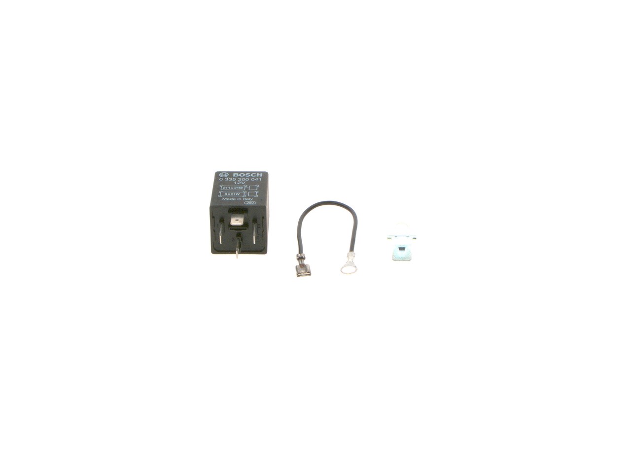 Bosch Blinkgeber [Hersteller-Nr. 0335200041] für Peugeot, Audi, BMW, Porsche, Puch, Mercedes-Benz, Seat, Land Rover, Chevrolet, Lada, Volvo, VW, Ford,