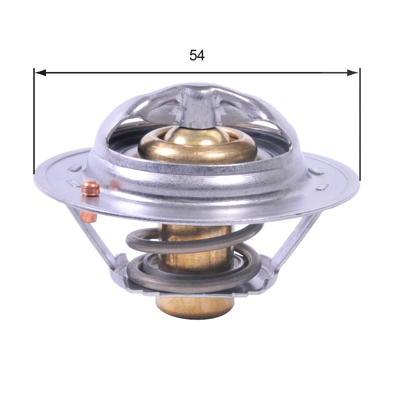 Gates Thermostat, Kühlmittel [Hersteller-Nr. TH43182G1] für Dacia, Lada, Renault, Nissan