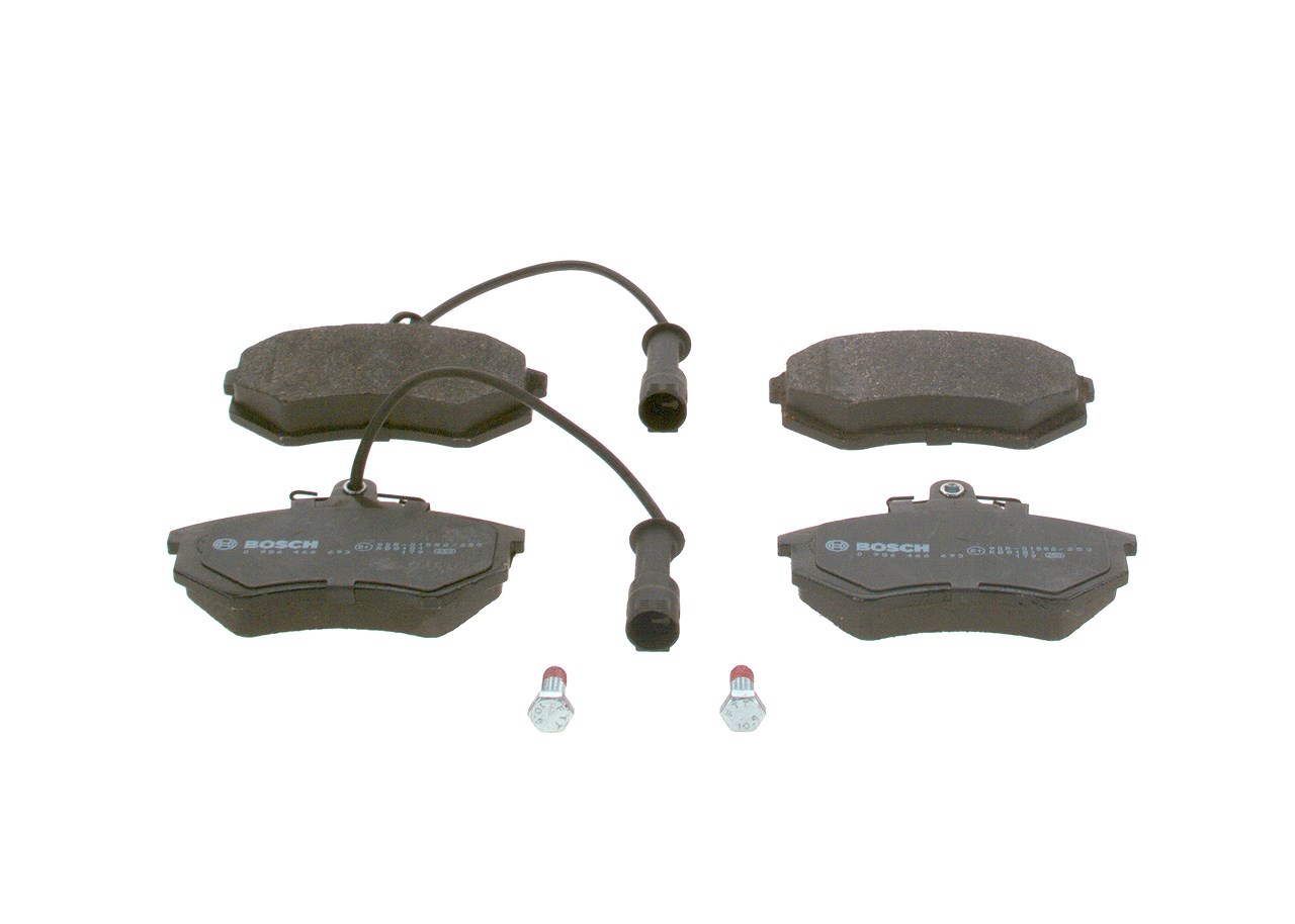 Bosch Bremsbelagsatz, Scheibenbremse [Hersteller-Nr. 0986466693] für Chery, Audi