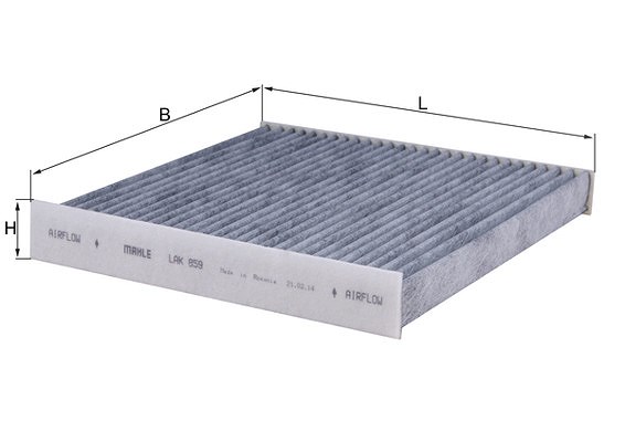 Mahle Filter, Innenraumluft [Hersteller-Nr. LAK859] für Ford