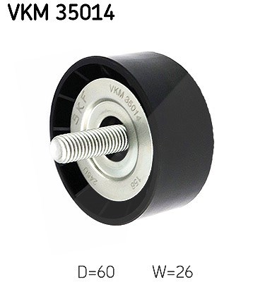Skf Umlenk-/Führungsrolle, Keilrippenriemen [Hersteller-Nr. VKM35014] für Vauxhall, Opel