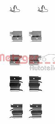 Metzger Autoteile Zubehörsatz, Scheibenbremsbelag [Hersteller-Nr. 109-1240] für Mazda, Mitsubishi, Toyota