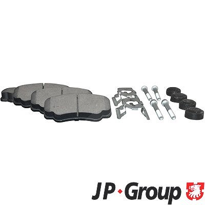 Jp Group Bremsbelagsatz, Scheibenbremse [Hersteller-Nr. 4163700610] für Peugeot, Citroën, Fiat