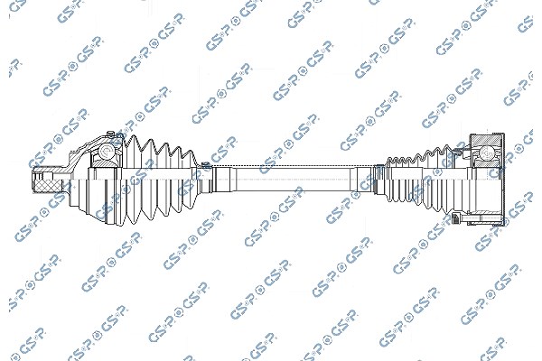 Gsp Antriebswelle [Hersteller-Nr. 261282OL] für Audi, VW, Skoda, Seat