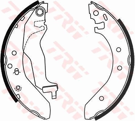 Trw Bremsbackensatz [Hersteller-Nr. GS6246] für Honda, Triumph, Mg, Rover