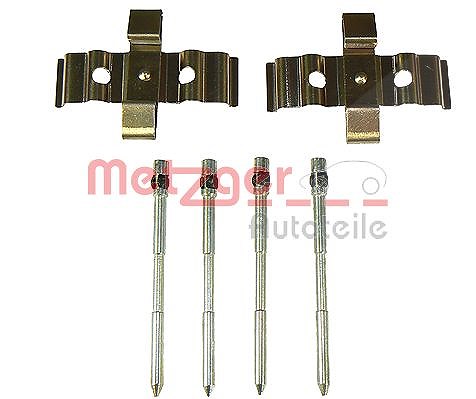 Metzger Autoteile Zubehörsatz, Scheibenbremsbelag [Hersteller-Nr. 109-1848] für Renault, Vauxhall, Alfa Romeo, Abarth, Opel
