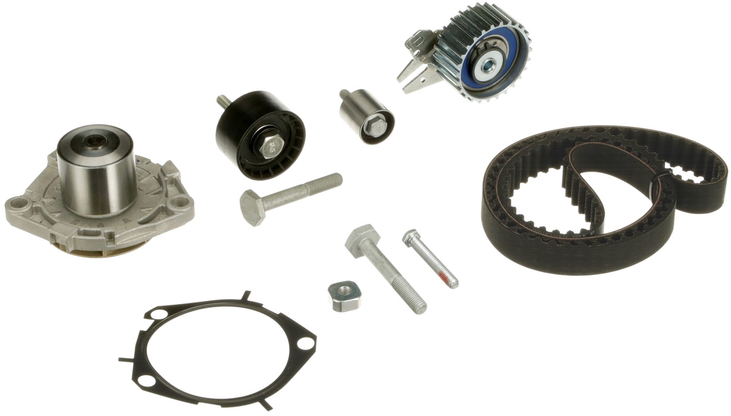 Gates Wasserpumpe + Zahnriemensatz [Hersteller-Nr. KP15663XS] für Vauxhall, Saab, Opel