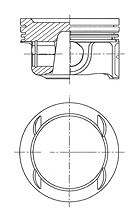 Kolbenschmidt Kolben [Hersteller-Nr. 41784620] für Vauxhall, Chevrolet, Buick, Opel