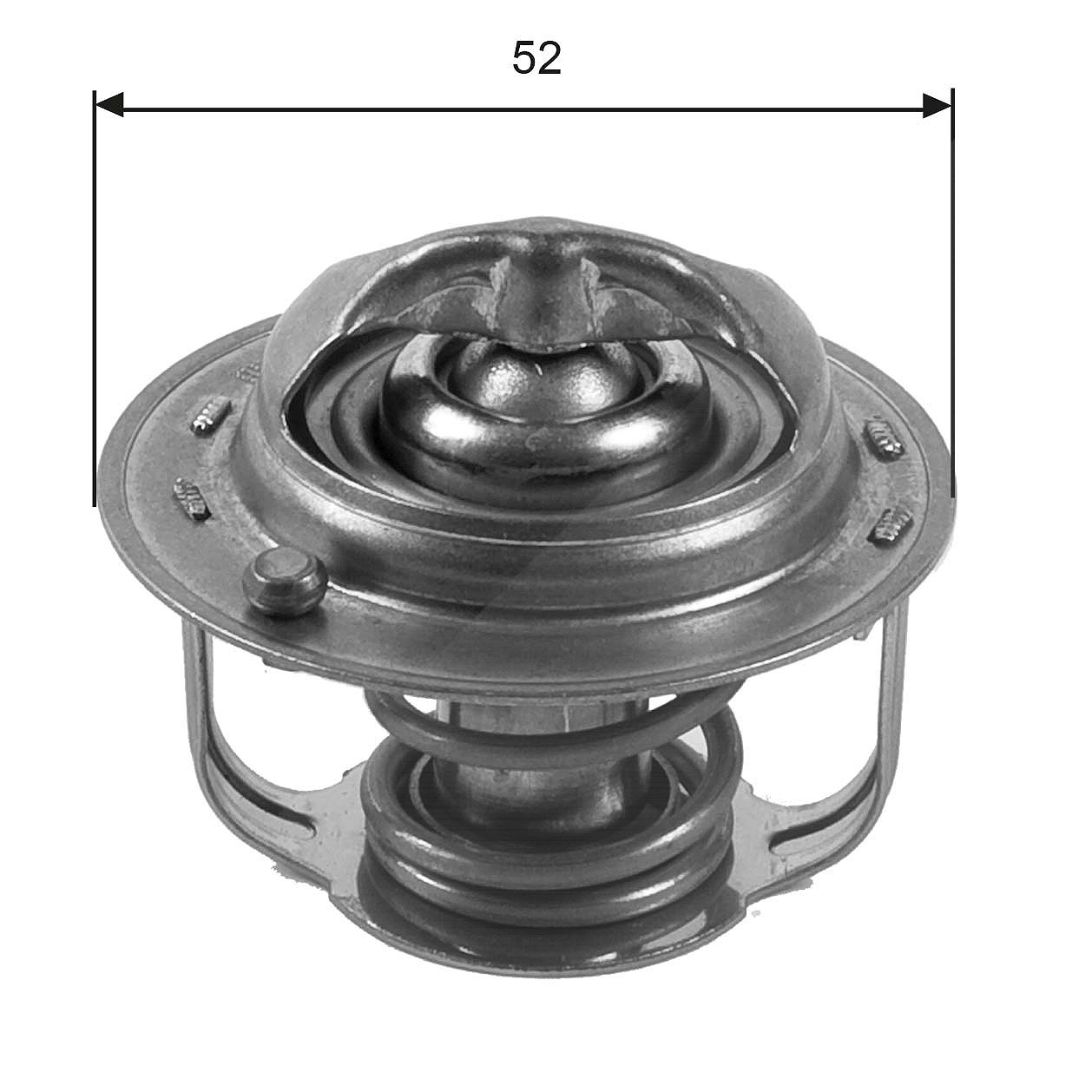 Gates Thermostat, Kühlmittel [Hersteller-Nr. TH35682G1] für Suzuki, Fiat