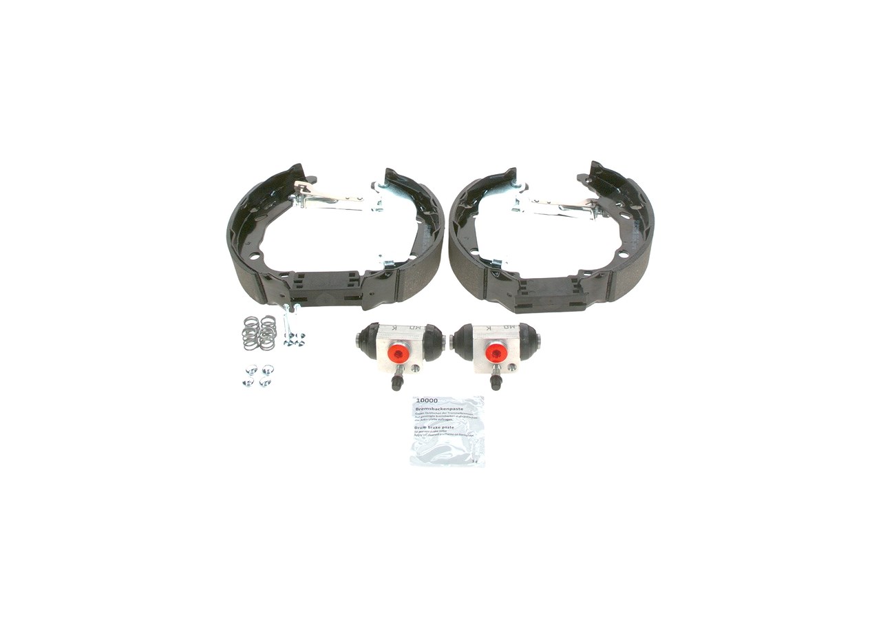 Bosch Bremsbackensatz [Hersteller-Nr. 0204114680] für Peugeot, Citroën, Opel, Vauxhall