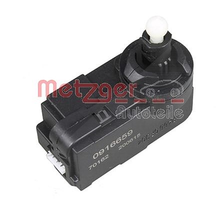 Metzger Autoteile Stellelement, Leuchtweiteregulierung [Hersteller-Nr. 0916659] für Seat, Audi, Ford, VW
