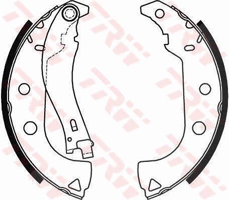 Trw Bremsbackensatz [Hersteller-Nr. GS8484] für Fiat