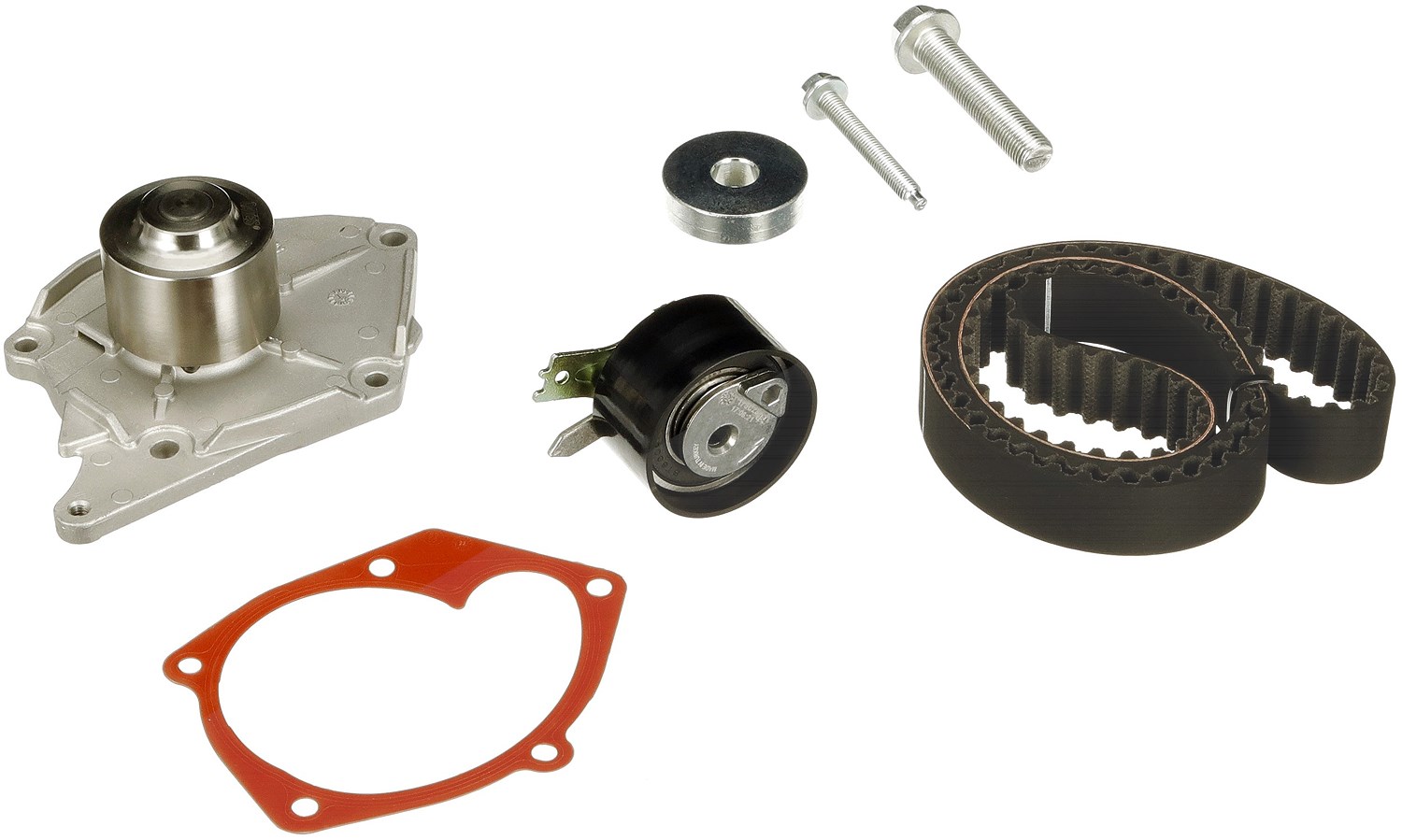 Gates Wasserpumpe + Zahnriemensatz [Hersteller-Nr. KP25578XS] für Suzuki, Renault, Nissan, Dacia