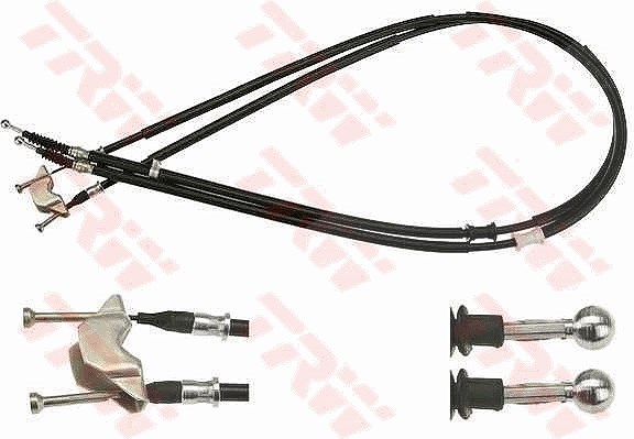 Trw Seilzug, Feststellbremse [Hersteller-Nr. GCH2517] für Vauxhall, Opel