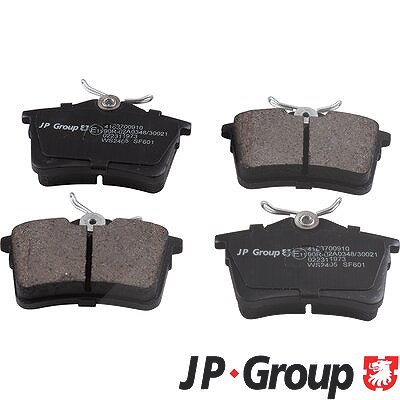 Jp Group Bremsbelagsatz, Scheibenbremse [Hersteller-Nr. 4163700910] für Citroën, Peugeot
