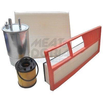 Meat & Doria Filter-Satz [Hersteller-Nr. FKFIA015] für Alfa Romeo, Jeep, Ford, Opel, Suzuki, Fiat, Citroën