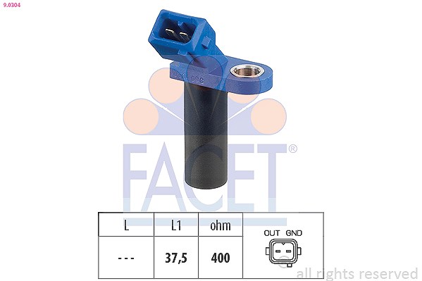 Facet Impulsgeber, Kurbelwelle [Hersteller-Nr. 9.0304] für Volvo, Ford, Mazda