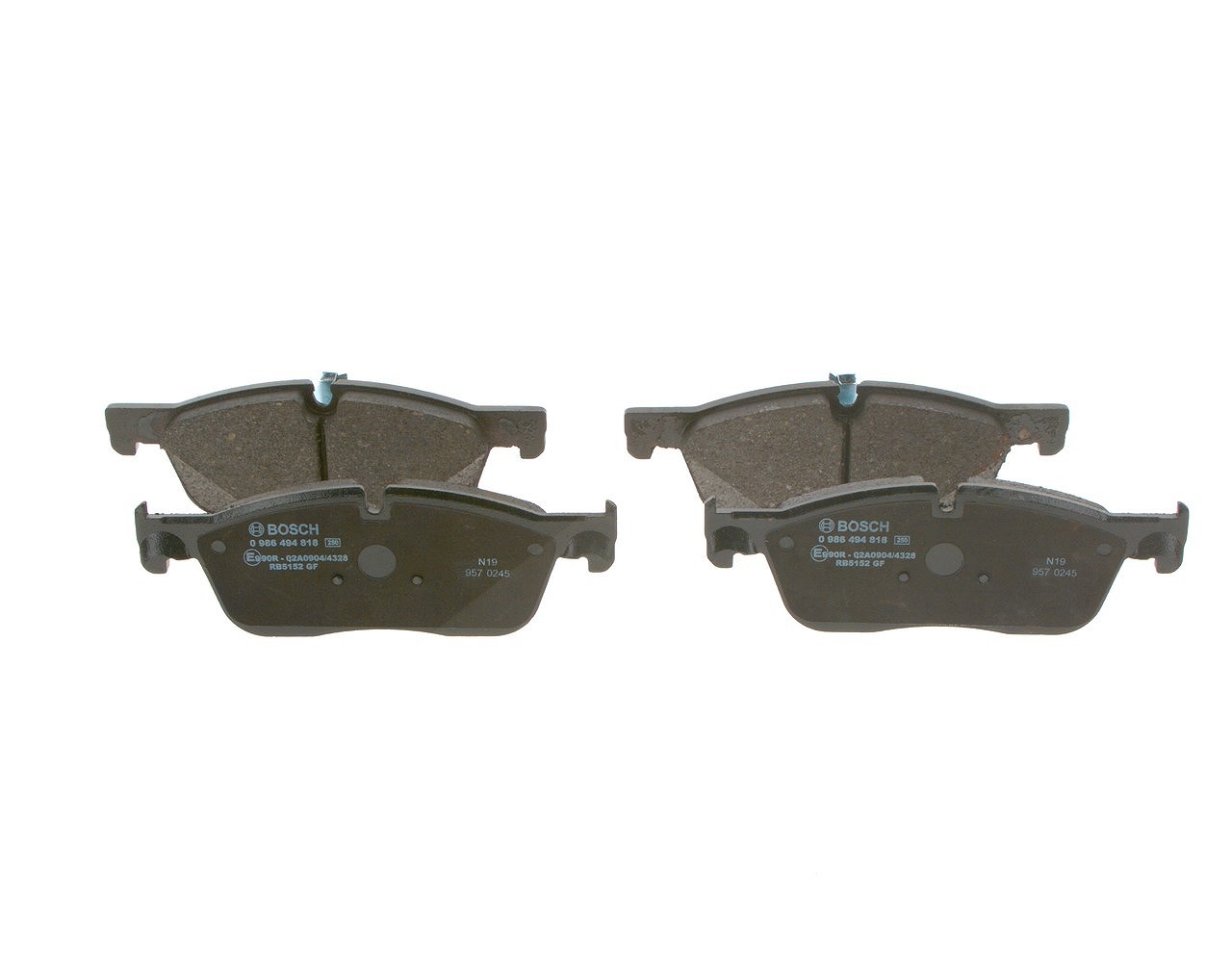Bosch Bremsbelagsatz, Scheibenbremse [Hersteller-Nr. 0986494818] für Land Rover (chery), Land Rover