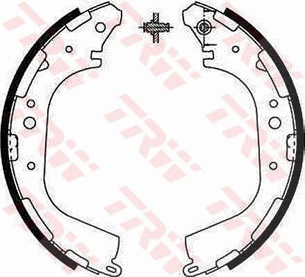 Trw Bremsbackensatz [Hersteller-Nr. GS8590] für Nissan, Infiniti