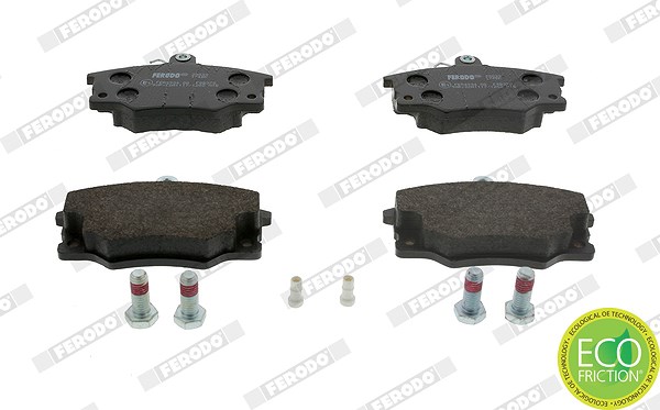 Ferodo Bremsbelagsatz, Scheibenbremse [Hersteller-Nr. FDB370] für Abarth, Fiat, Lancia, Alfa Romeo, Autobianchi, Pininfarina