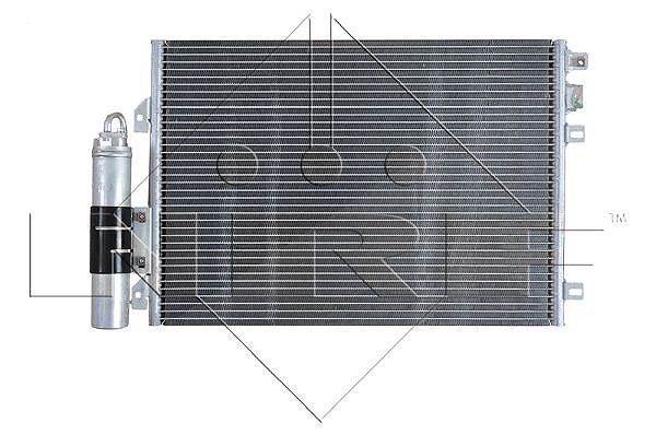 Nrf Kondensator, Klimaanlage [Hersteller-Nr. 35430] für Renault