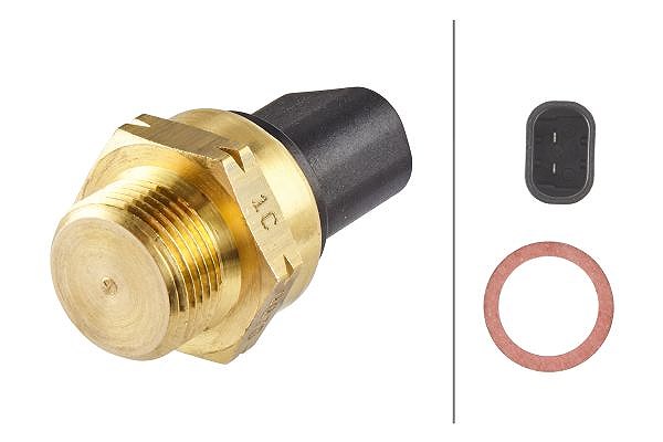 Hella Temperaturschalter, Kühlerlüfter [Hersteller-Nr. 6ZT007807-001] für Opel, Vauxhall