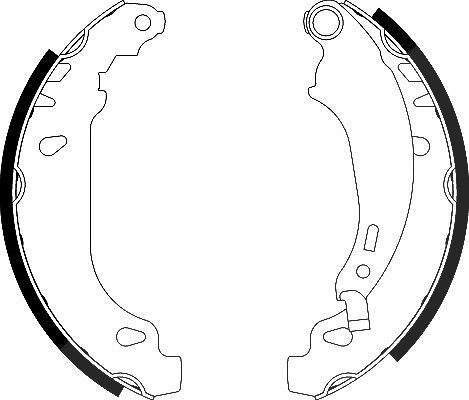 Hella Bremsbackensatz [Hersteller-Nr. 8DB355002-261] für Renault, Dacia
