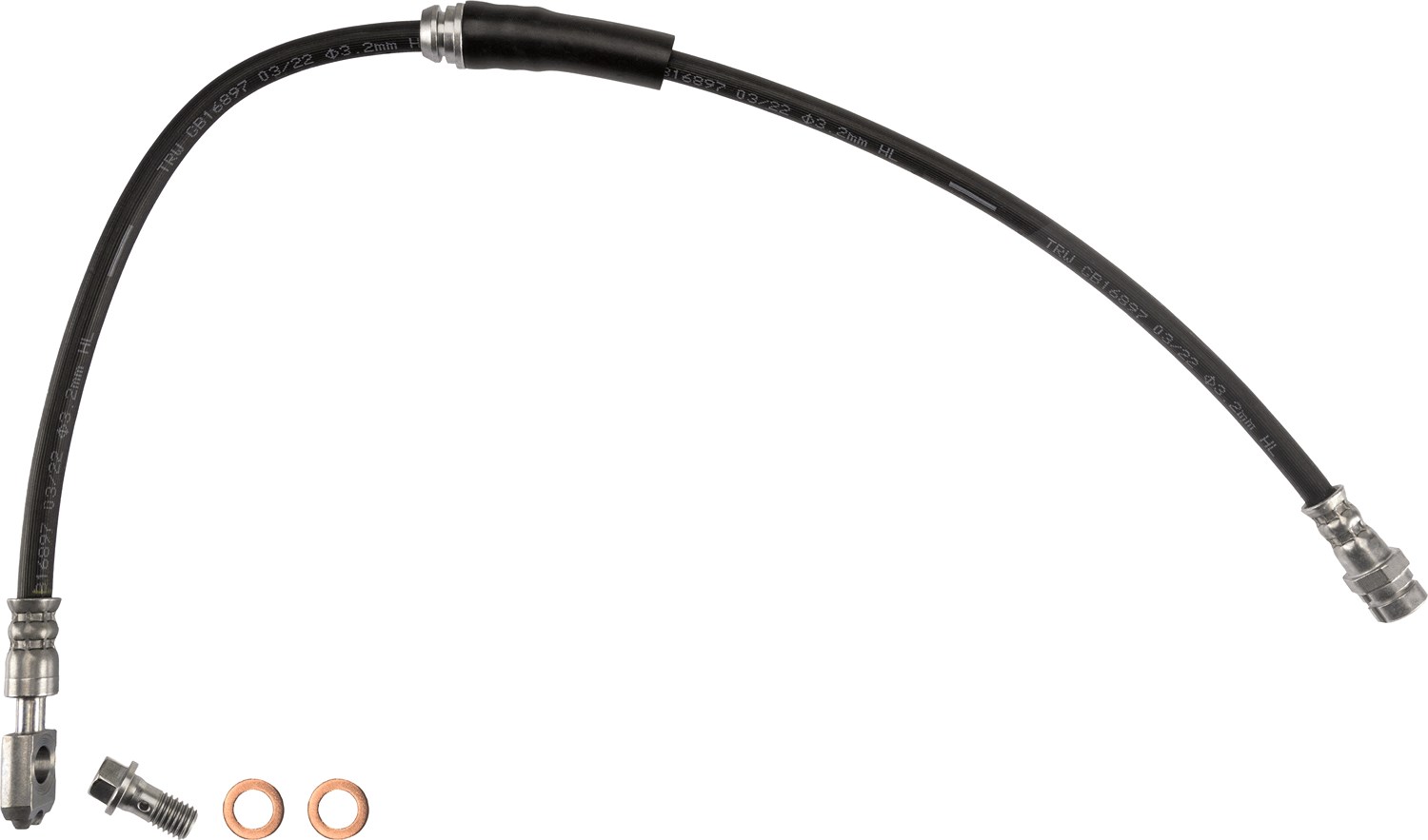 Trw Bremsschlauch Vorderachse [Hersteller-Nr. PHD560] für Skoda, VW