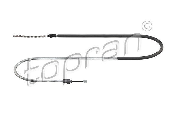 Topran Seilzug, Feststellbremse [Hersteller-Nr. 631758] für Renault, Dacia