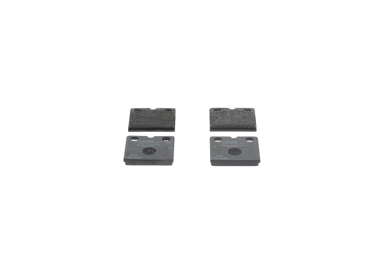 Bosch Bremsbelagsatz, Scheibenbremse [Hersteller-Nr. 0986494775] für Audi, Jaguar