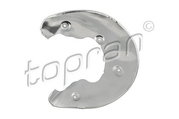 Topran Spritzblech, Bremsscheibe [Hersteller-Nr. 117959] für Audi