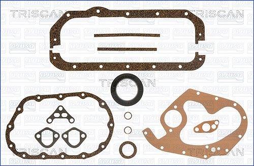 Triscan Dichtungssatz, Kurbelgehäuse [Hersteller-Nr. 595-5000] für Opel, Vauxhall