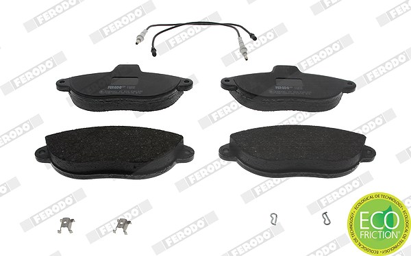Ferodo Bremsbelagsatz, Scheibenbremse [Hersteller-Nr. FVR1002] für Citroën, Fiat, Peugeot