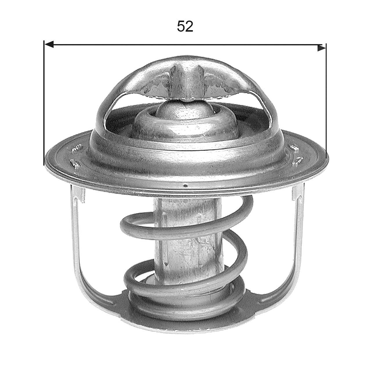 Gates Thermostat, Kühlmittel [Hersteller-Nr. TH39995G1] für Nissan, Renault