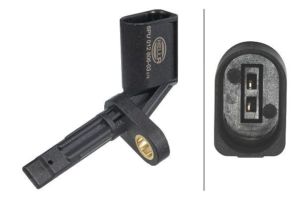 Hella Sensor, Raddrehzahl [Hersteller-Nr. 6PU012806-031] für VW, Bentley, Audi