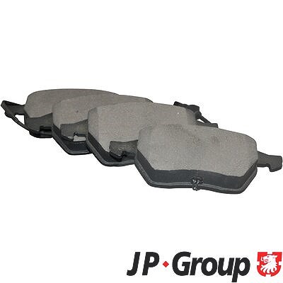 Jp Group Bremsbeläge mit VWK vorn (Satz) [Hersteller-Nr. 1163602510] für Seat, VW, Audi, Skoda