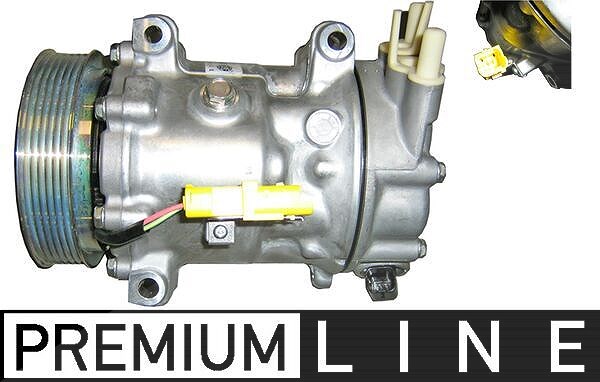 Mahle Kompressor, Klimaanlage [Hersteller-Nr. ACP359000P] für Citroën, Peugeot