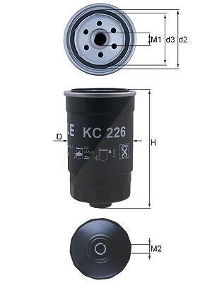 Mahle Kraftstofffilter [Hersteller-Nr. KC226] für Kia, Hyundai