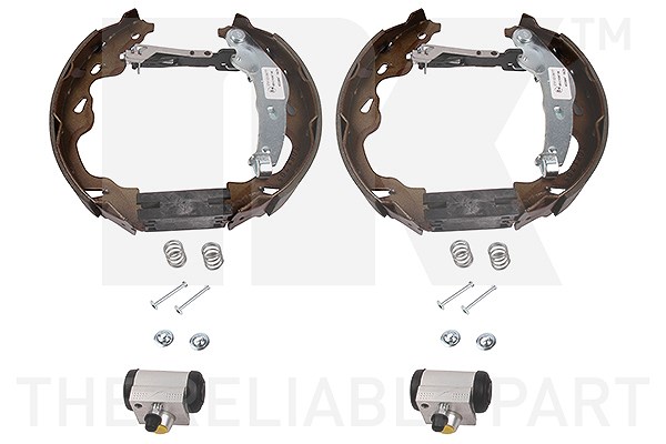 Nk Bremsensatz, Trommelbremse [Hersteller-Nr. 443670501] für Opel, Vauxhall, Suzuki