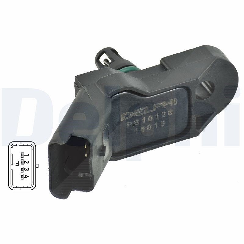Delphi Sensor, Saugrohrdruck [Hersteller-Nr. PS10128] für Peugeot, Citroën, Fiat