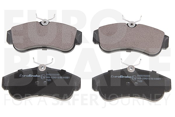 Eurobrake Bremsbeläge vorn (Satz) [Hersteller-Nr. 5502222220] für Nissan